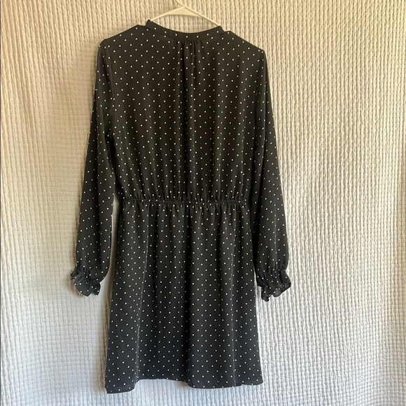 H&M Black Polka Dot Mini Dress - Picture 4 of 10